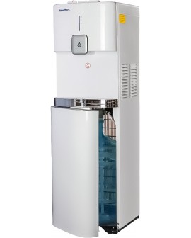 Кулер для воды Aqua Work 1665-S белый с нижней загрузкой бутыли компрессорный