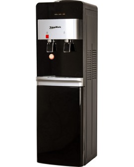 Кулер для воды Aqua Work R86-W серебро-черный со шкафчиком компрессорный