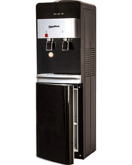 Кулер для воды Aqua Work R86-W серебро-черный со шкафчиком компрессорный