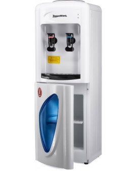 Кулер для воды Aqua Work 0.7-LKR белый со шкафчиком без охлаждения