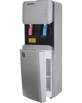 Кулер для воды Aqua Work 105-LR серебро со шкафчиком компрессорный