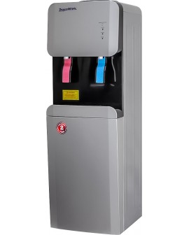Кулер для воды Aqua Work 105-LR серебро со шкафчиком компрессорный