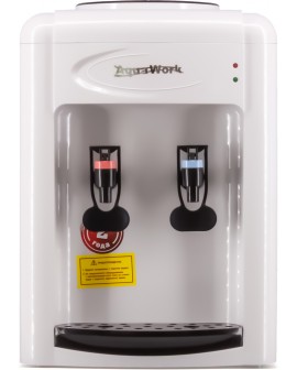 Кулер для воды Водораздатчик Aqua Work 0.7-TWR бело-черный без охлаждения