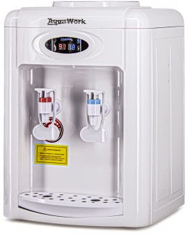 Кулер для воды Aqua Work 0.7-TDR-ST белый электронный с системой турбонагрева