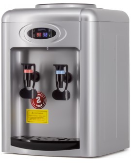 Кулер для воды Aqua Work 0.7-TDR-ST серебро электронный с системой турбонагрева