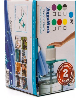 Помпа для воды Дельфин Квик голубая (в коробке) Помпа для воды Дельфин Квик голубая (в коробке)