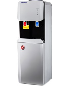 Кулер для воды Aqua Work 105-LKR серебро со шкафчиком без охлаждения