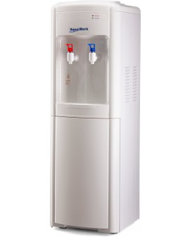 Кулер для воды Aqua Work J16-LD белый со шкафчиком электронный