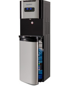 Кулер для воды Aqua Work 72-LS черный с нижней загрузкой бутыли компрессорный