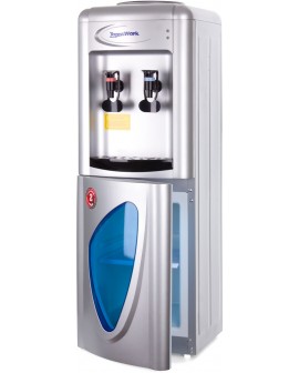 Кулер для воды Водораздатчик Aqua Work 0.7-LWR серебро со шкафчиком без охлаждения