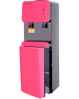Кулер для воды Aqua Work 105-LDR Фуксия со шкафчиком электронный